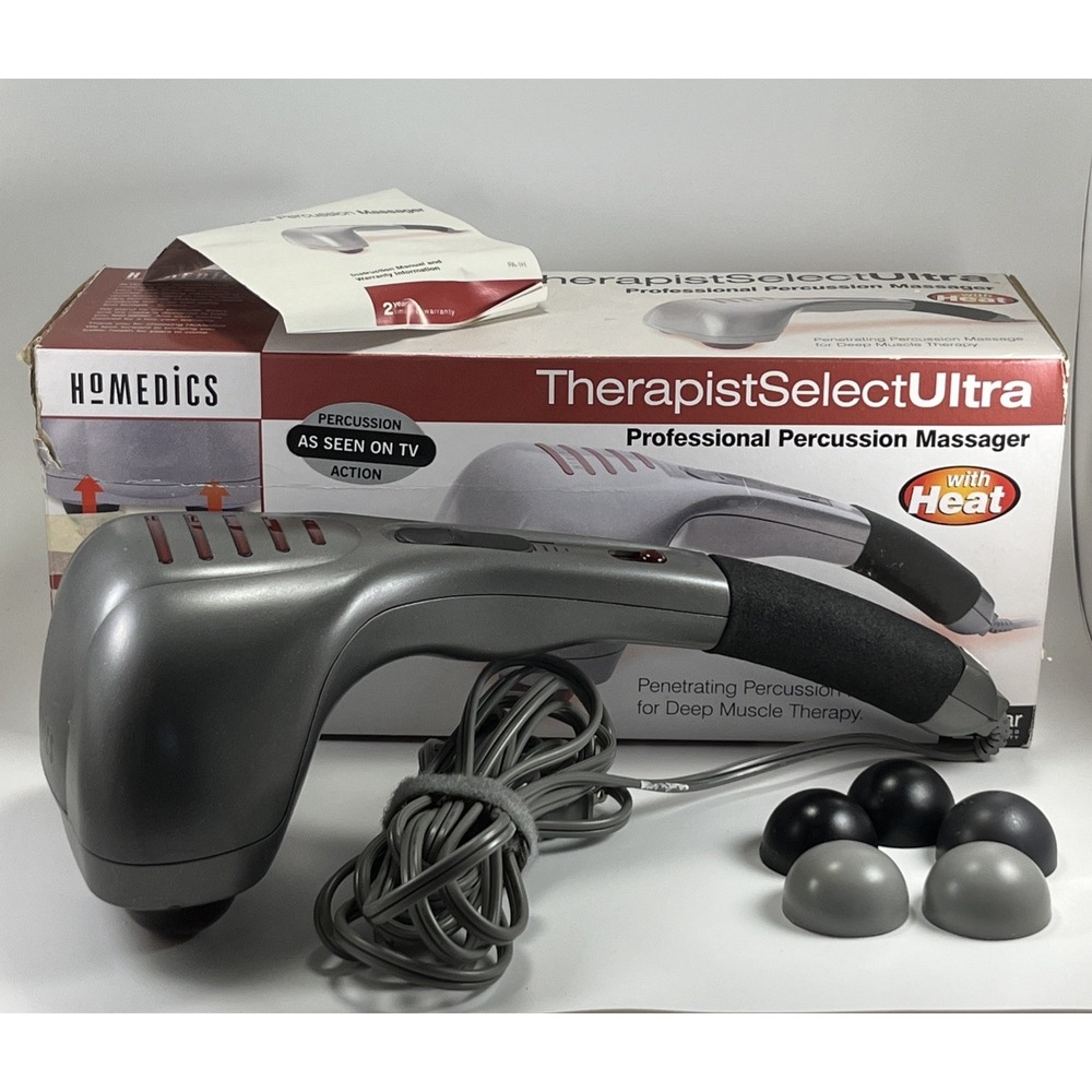 Homedics PA-1H Therapist Select Ultra Professional Percussion Massager with Heat